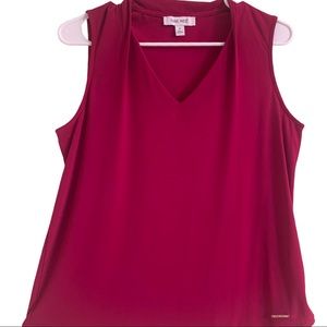 Nine West V-Neck Sleevless Top